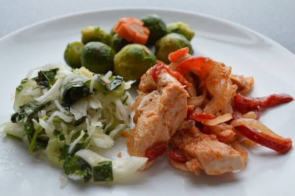 chicken with vegetables for a lazy diet