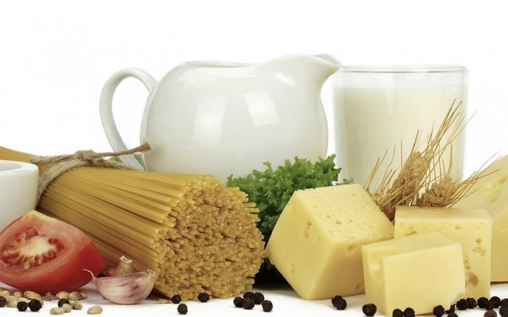Acceptable foods in the diet of a person losing weight for moderate consumption