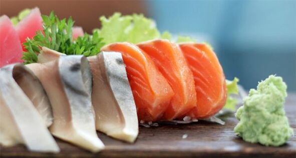 In the Japanese diet, you can eat fish, but without salt