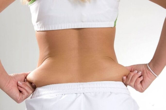 Fat in the stomach and sides